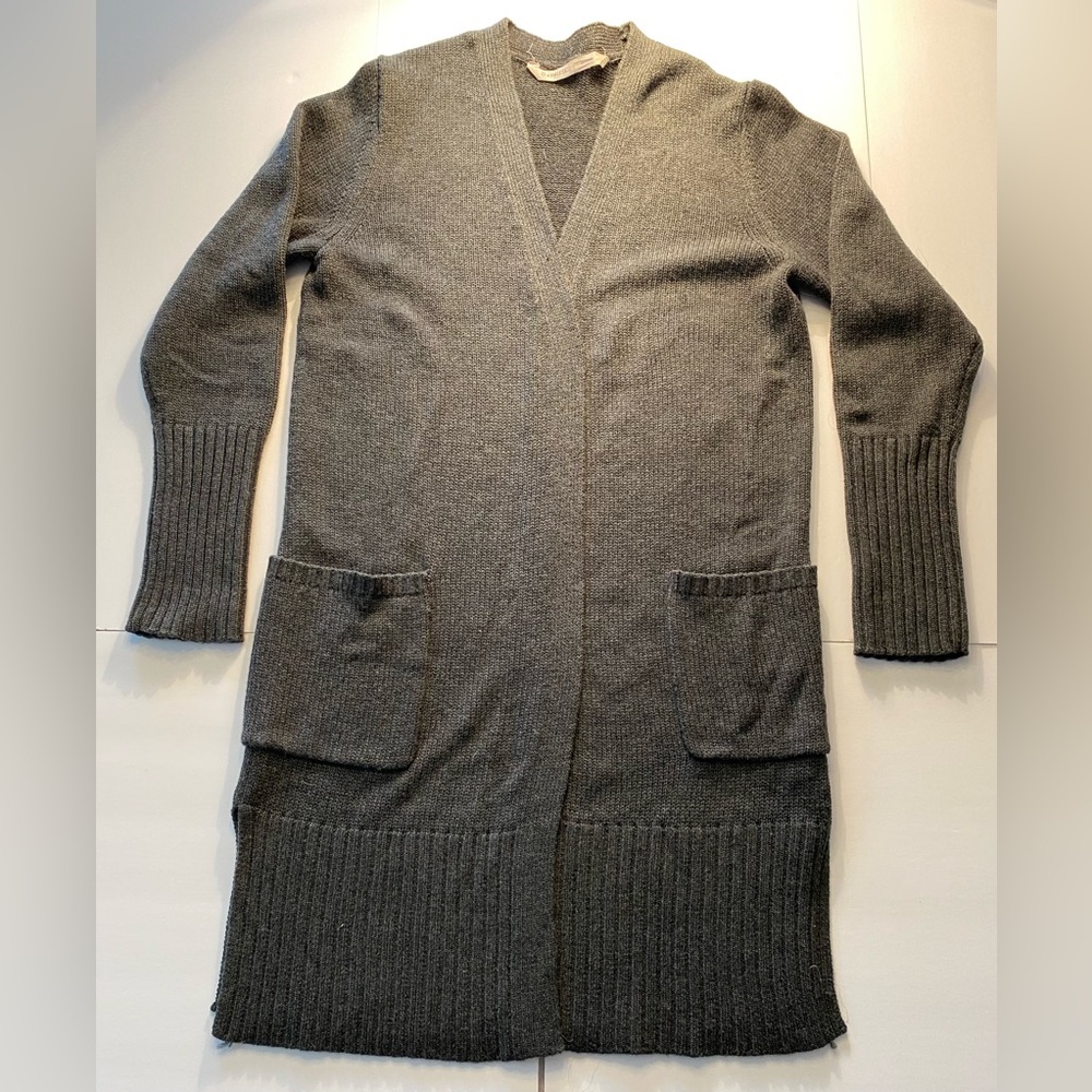 Athleta  Passage Open front cardigan  Gray  Large NWOT - Picture 7 of 13